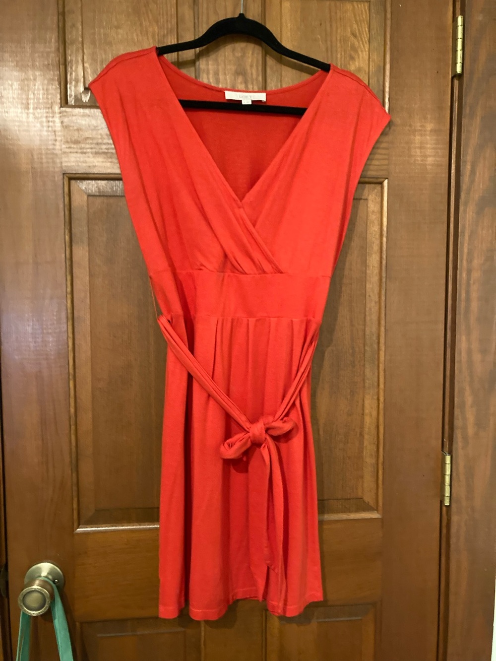 Burnt Orange colored dress by LOFT Medium
